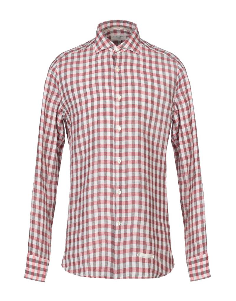 TINTORIA MATTEI 954 Hemd Herren Ziegelrot von TINTORIA MATTEI 954