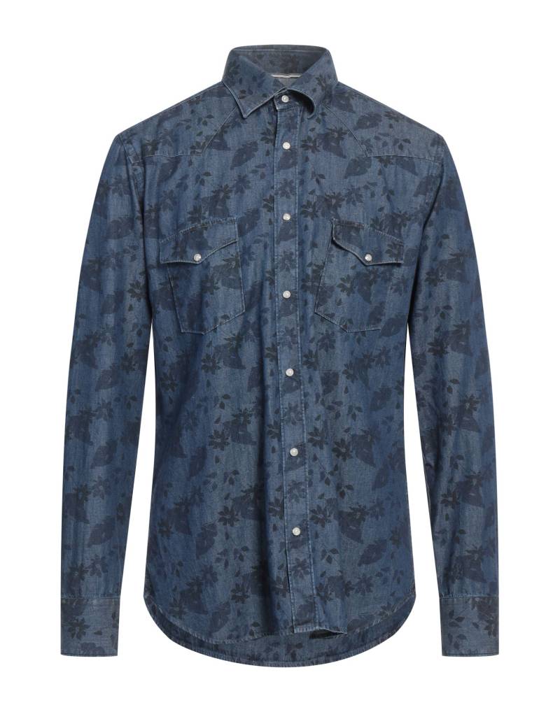 TINTORIA MATTEI 954 Jeanshemd Herren Blau von TINTORIA MATTEI 954