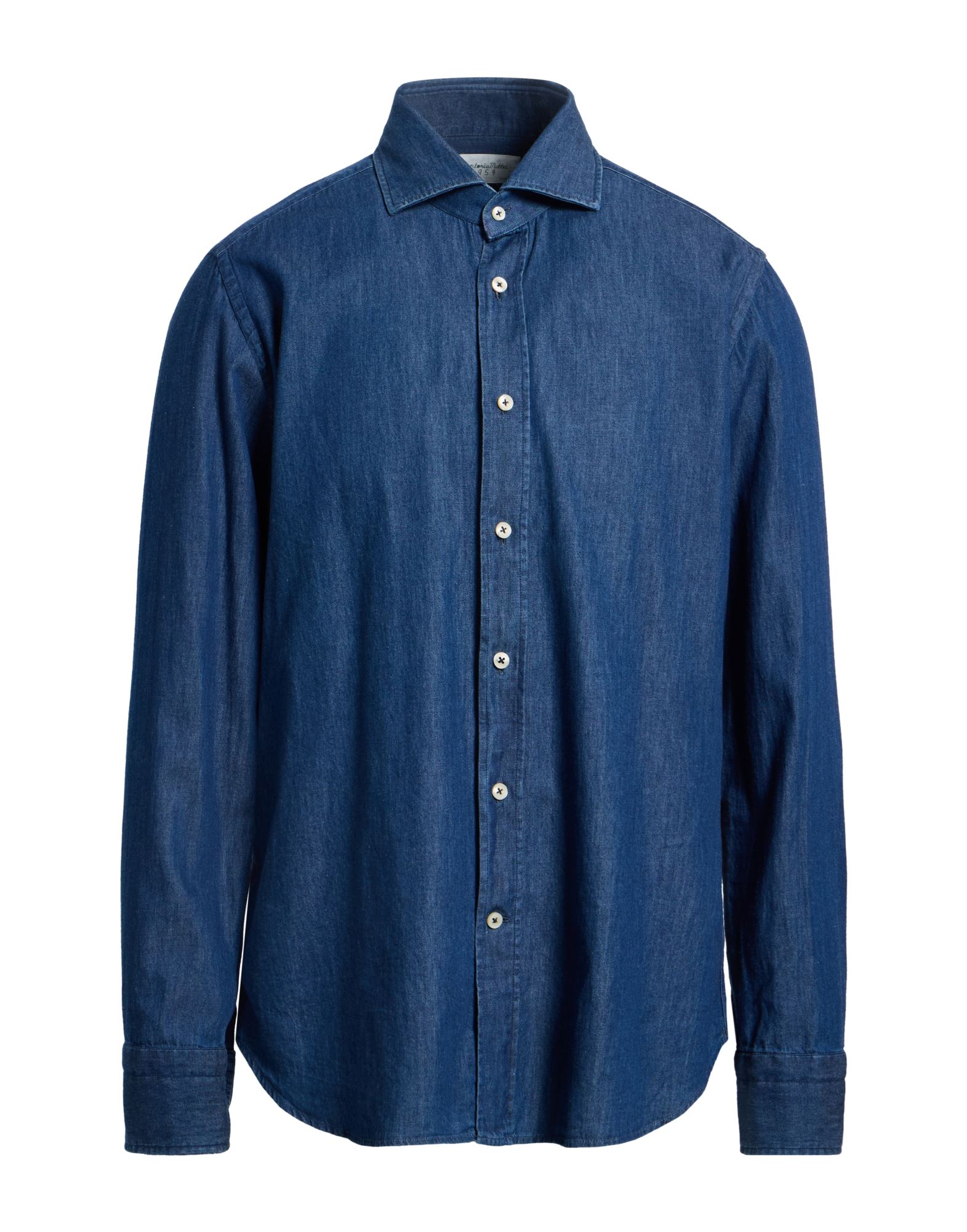 TINTORIA MATTEI 954 Jeanshemd Herren Blau von TINTORIA MATTEI 954