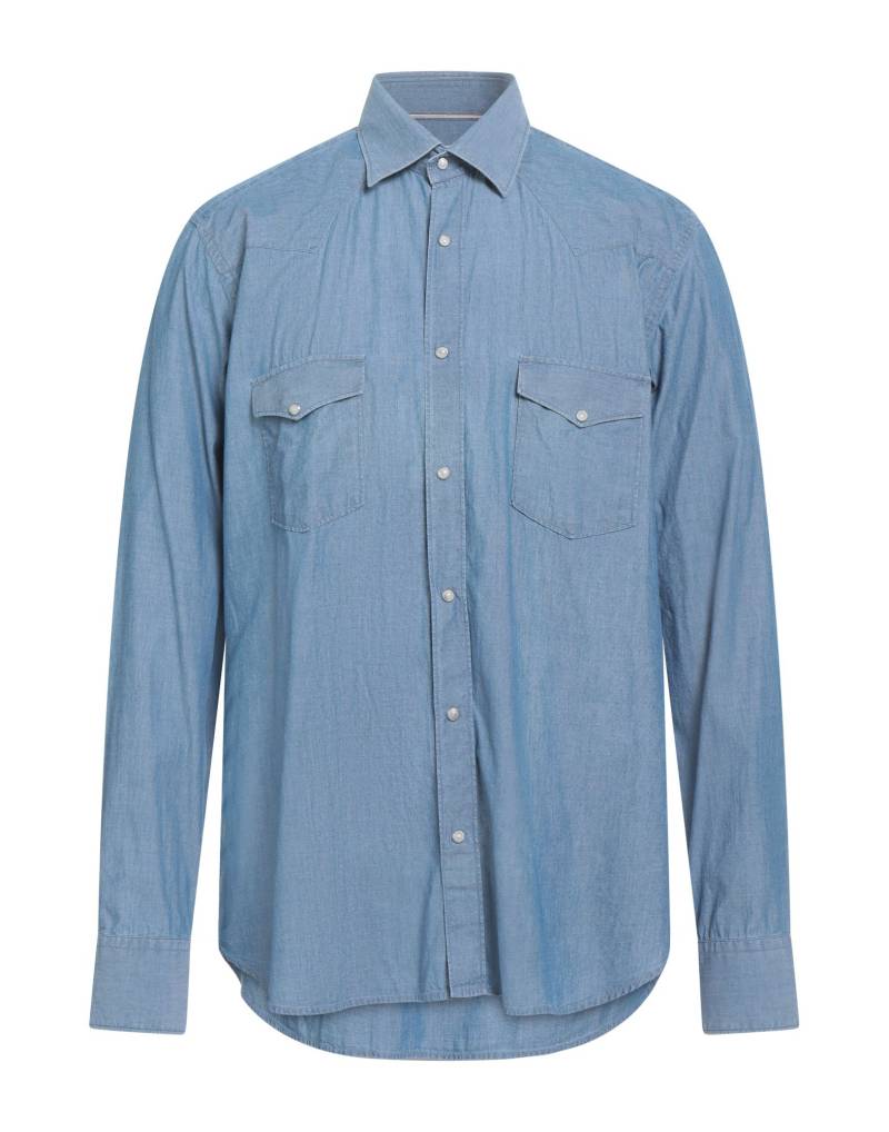 TINTORIA MATTEI 954 Jeanshemd Herren Blau von TINTORIA MATTEI 954