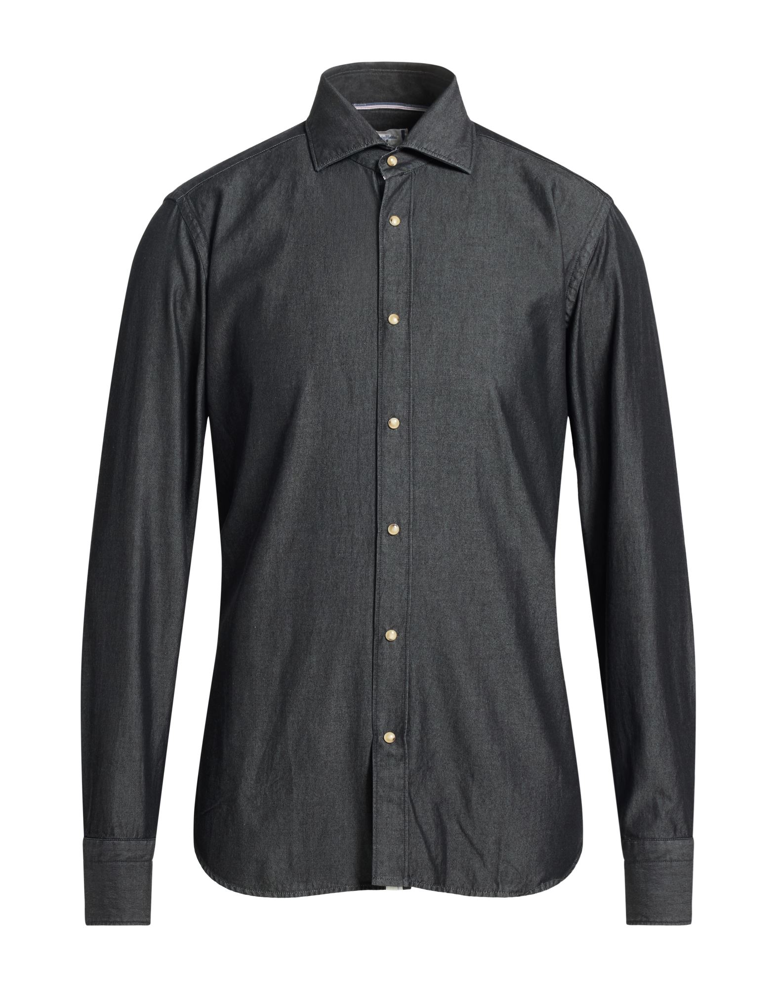 TINTORIA MATTEI 954 Jeanshemd Herren Schwarz TINTORIA MATTEI 954 Jeanshemd Herren Schwarz von TINTORIA MATTEI 954
