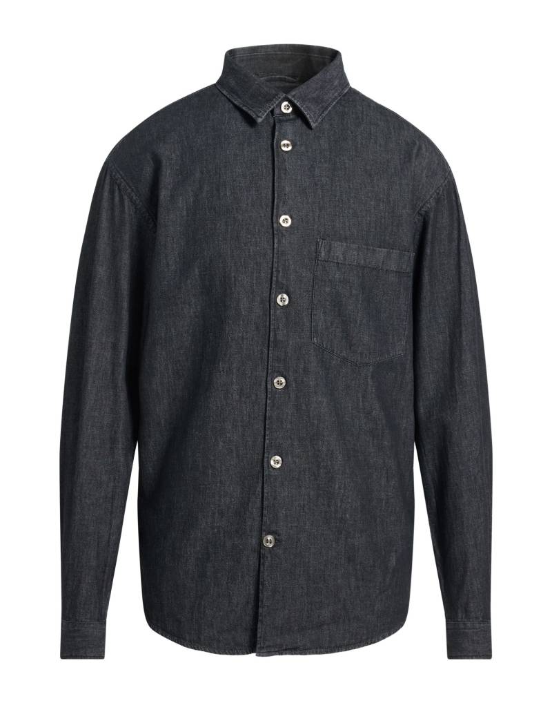 TINTORIA MATTEI 954 Jeanshemd Herren Schwarz von TINTORIA MATTEI 954