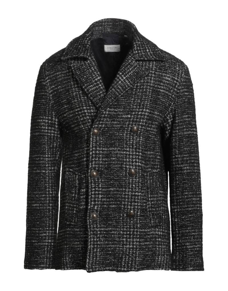 TINTORIA MATTEI 954 Mantel Herren Schwarz von TINTORIA MATTEI 954