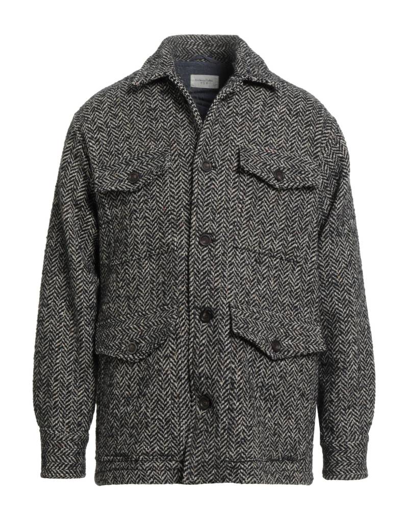 TINTORIA MATTEI 954 Mantel Herren Schwarz von TINTORIA MATTEI 954