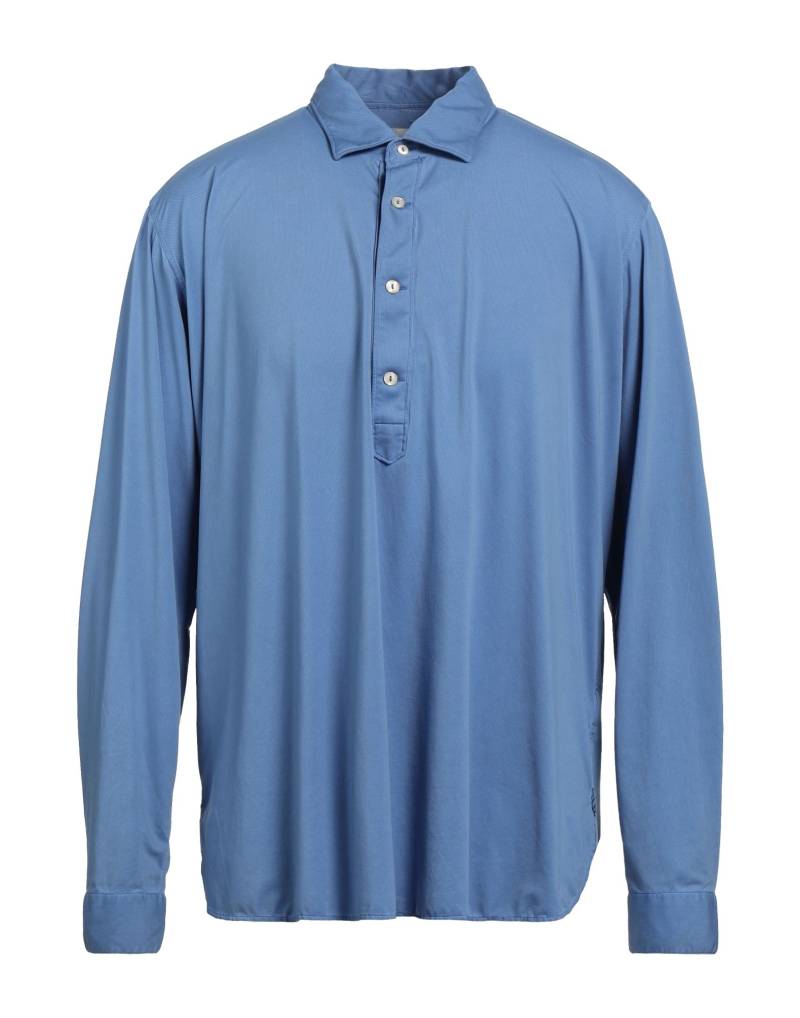 TINTORIA MATTEI 954 Hemd Herren Azurblau von TINTORIA MATTEI 954