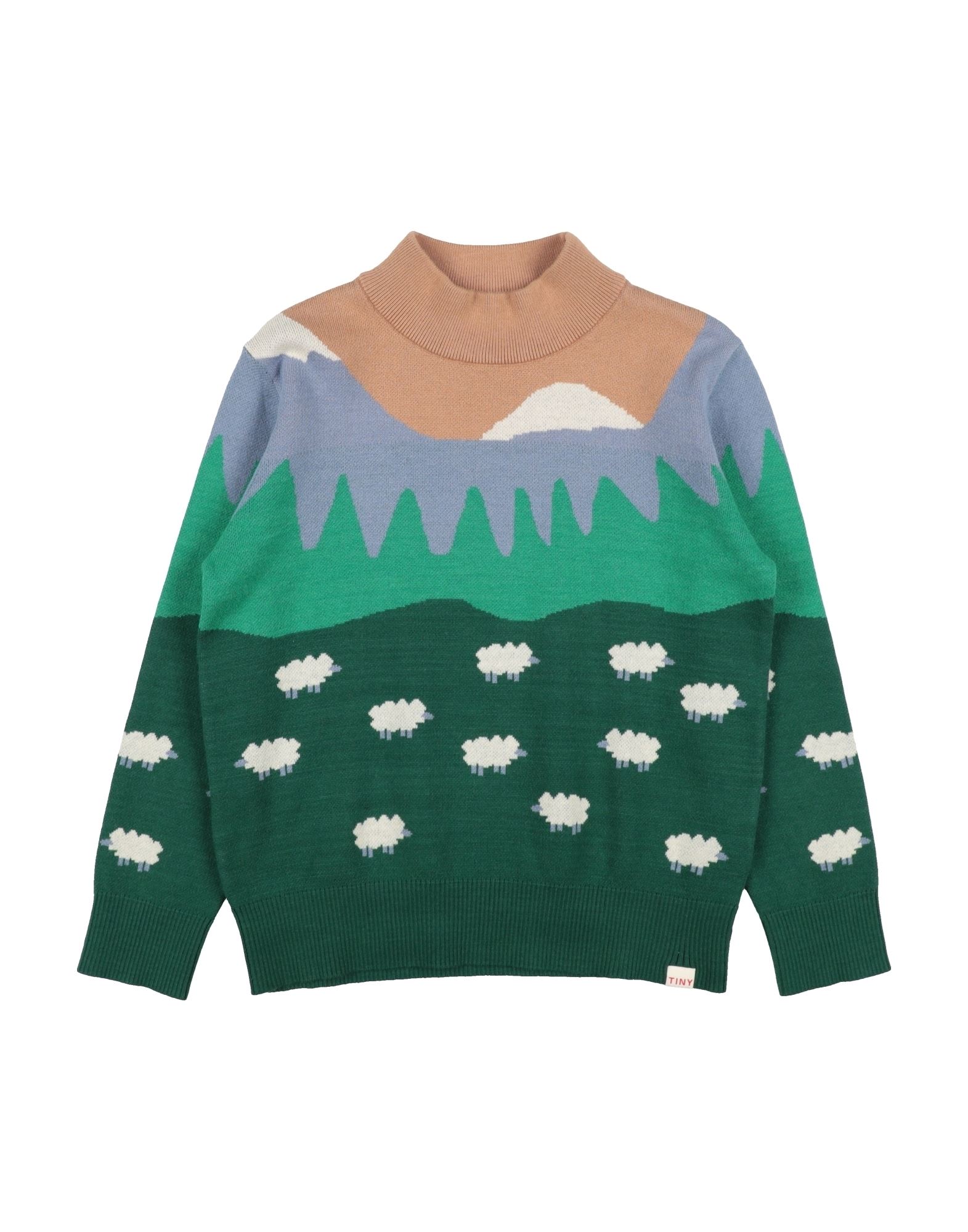 TINYCOTTONS Rollkragenpullover Kinder Grün von TINYCOTTONS