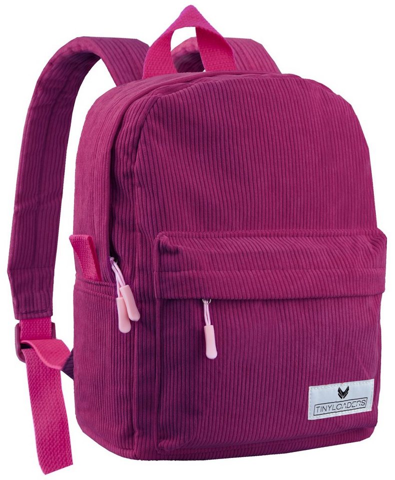 TINYLOADERS Kinderrucksack Kinderrucksack Kord Kinder Rucksack Backpack Daypack Wanderrucksack, Rucksack Kinder, Innentasche, PFC-frei, Robuste Zipper, Kordrucksack von TINYLOADERS