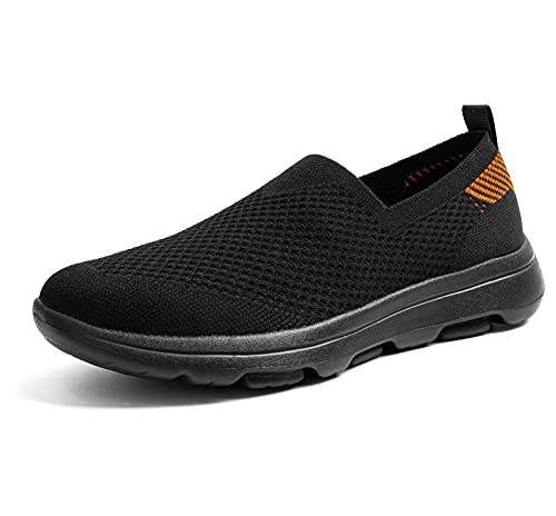 TIOSEBON Damen Turnschuhe Sportlich Slip On Gym Sport Turnschuhe Leichte Atmungsaktive Walking Tennis Schuhe 38 EU Alles schwarz von TIOSEBON