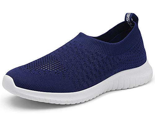 TIOSEBON Herren Slip On Trainingsschuhe Freizeit Sportschuhe Leichte Atmungsaktive Laufschuhe Gestrickte Mesh Tennisschuhe Leichte rutschfeste Straßenschuhe 40 EU Navy blau TIOSEBON Herren Slip On Trainingsschuhe Freizeit Sportschuhe Leichte Atmungsaktive Laufschuhe Gestrickte Mesh Tennisschuhe Leichte rutschfeste Straßenschuhe 40 EU Navy blau von TIOSEBON