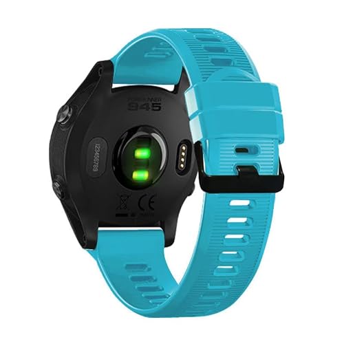 TIOYW 22 mm Uhrenarmband für Garmin Forerunner 945 935 Fenix 5 Plus Fenix 6, Silikon-Smartwatch-Armband, Outdoor-Sport, wasserdicht, 22 mm, Achat von TIOYW