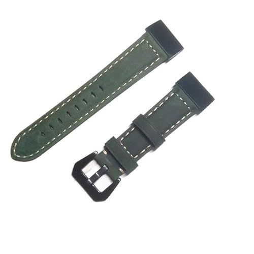 TIOYW Quick Fit Uhrenarmband aus echtem Leder, 22/26 mm, für Garmin Fenix 6X Pro/5X Plus/6 Pro 5/3/3HR Armband MARQ Watch Band, 26 mm, Achat von TIOYW