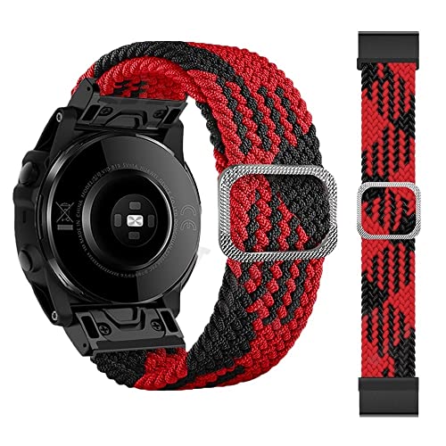 TIOYW Uhrenarmband für Garmin Fenix 5 5X Plus 6X Pro 3 HR Saphir Fenix 7 7X Epix Loop Nylon Smartwatch Armband 22 mm 26 mm, Forerunner 935 945, Achat von TIOYW