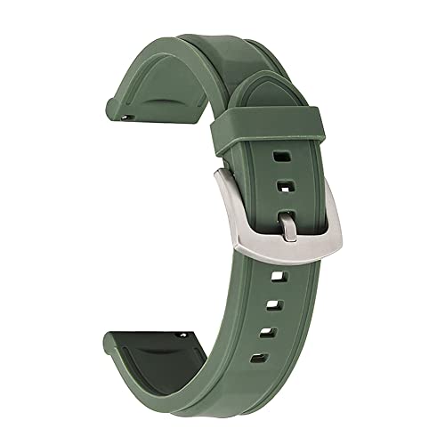 TIOYW Uhrenarmband für Garmin Venu 2 Plus 2S Vivoactive 3, Silikon-Armband für Garmin Vivoactive 4S 4 Forerunner 245, 18, 20, 22 mm, 20 mm, Achat von TIOYW