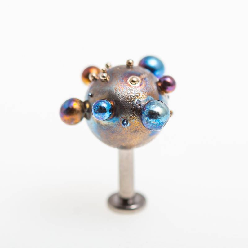 Labret Post - Conch Piercing Bolzen Lippenschmuck 16G | 1, 2 Mm Hypoallergener Titanohrring Mit Außengewinde Labret Post - Conch Piercing Bolzen Lippenschmuck 16G | 1, 2 Mm Hypoallergener Titanohrring Mit Außengewinde von TIQUALIA
