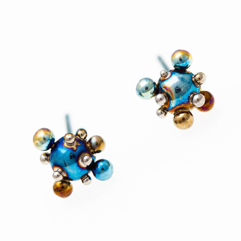 Titan Ohrstecker - Weltall Galaxy Ohrringe Einzigartige Hypoallergen Astronomie Schmuck Titan Ohrstecker - Weltall Galaxy Ohrringe Einzigartige Hypoallergen Astronomie Schmuck von TIQUALIA