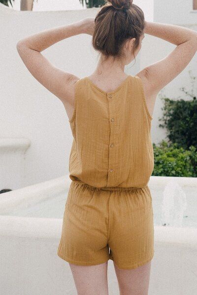 TIRALAHILACHA Ela pants in mustard von TIRALAHILACHA