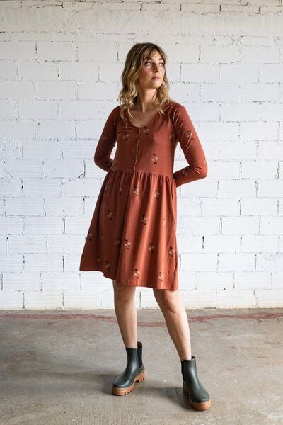 TIRALAHILACHA Giorgia dress with raglan sleeves TIRALAHILACHA Giorgia dress with raglan sleeves von TIRALAHILACHA