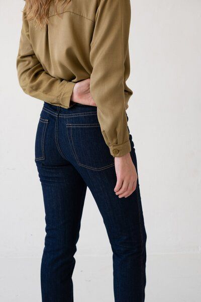 TIRALAHILACHA Heven Denim Vintage in Blue von TIRALAHILACHA