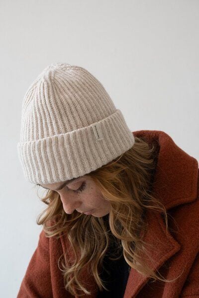 TIRALAHILACHA Tao chunky wool beanie Women TIRALAHILACHA Tao chunky wool beanie Women von TIRALAHILACHA