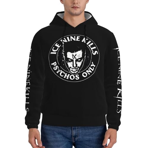 TISANTASINT Männer 9 Kills Band Kapuzenpullover Herbst- und Winter-Langarmpullover modischer Pullover mit ganztragender Druckerei Mehrfarbig M TISANTASINT Männer 9 Kills Band Kapuzenpullover Herbst- und Winter-Langarmpullover modischer Pullover mit ganztragender Druckerei Mehrfarbig M von TISANTASINT