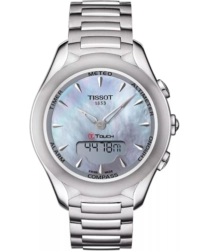 Tissot Damen Analog-Digital Quarz Uhr mit Edelstahl Armband T075.220.11.101.00 von Tissot
