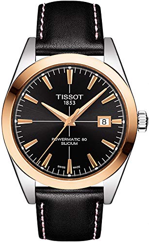 Tissot Herren-Uhren Analog Automatik One Size Leder 87695778 von Tissot