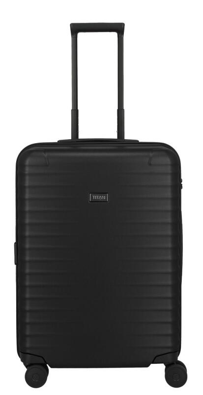 TITAN - Titan Upgrade 4-Rad Trolley M 65cm mit TSA-Schloss 3,5kg 68l Nightshade black Schwarz von TITAN