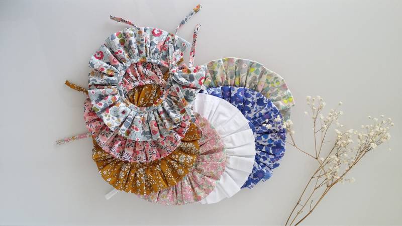 Pierrot-Kragen Aus Liberty Und Bio-Baumwolle von TITIGOGOParis