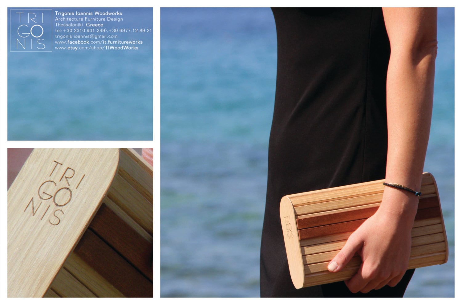 Clutch Aus Holz Mit Mahagoni Enden Clutch Aus Holz Mit Mahagoni Enden von TIWoodWorks