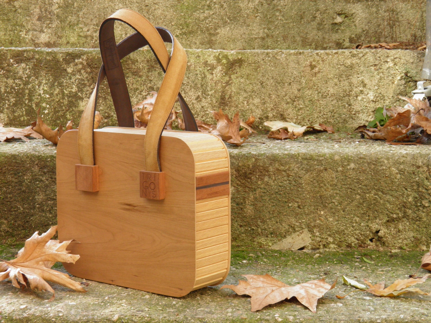 Kirschbaum Lederne Handtasche Kirschbaum Lederne Handtasche von TIWoodWorks
