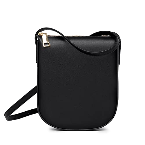 TIYETA Kleine Crossbody Handy Geldbörse Für Frauen Handy Handtasche Crossbody Handy Tasche PU Leder Crossbody Bag,Black 3 von TIYETA