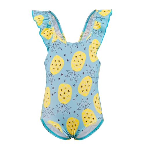 TIZAX Badeanzug für Mädchen Einteiliger Schwimmanzug Kleinkind Niedliche Rüschen Bademode Schnell trocknende Sommerferien Bikini für Kinder Ananas 4 Jahre 104 TIZAX Badeanzug für Mädchen Einteiliger Schwimmanzug Kleinkind Niedliche Rüschen Bademode Schnell trocknende Sommerferien Bikini für Kinder Ananas 4 Jahre 104 von TIZAX