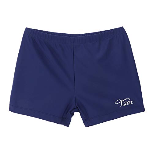 TIZAX Jungen Badehose Kinder Uv-Schutz Badeshorts Badeboxer Schwimmhose Marineblau 4 Jahre 104 von TIZAX