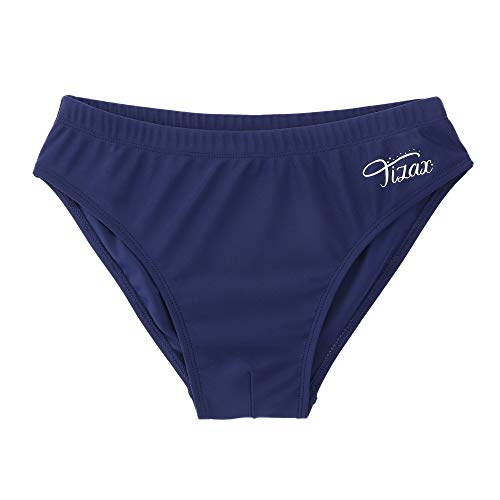 TIZAX Slip Badehose für Kinder Jungen Badeshorts Schnelltrocknend Schwimmhose Marineblau 9-10 Jahre von TIZAX