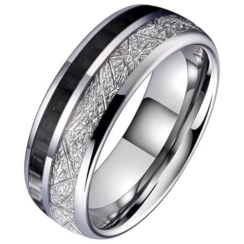 Wolfram Herren Ring Vermiculit Inlay-20mm von TJ Tom Jaxon