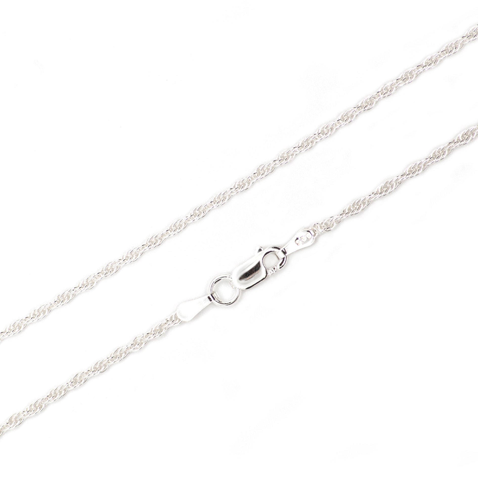 925 Sterling Silber Kordelkette Oder Prince Of Wales Kette 16/18/20 Zoll von TJSFindings
