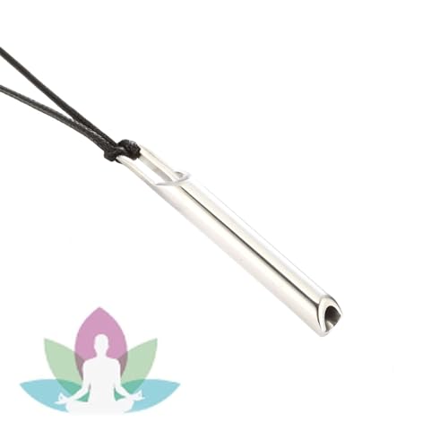 TJUSPIRIT Meditations Atemkette Rauchentwöhnung Atemkette Rauchfrei Atemkette Stressabbau Unisex Zur Druckentlastung Reduziert Angstzustände Damen Herren Spirituelle Geschenkideen(Silber) von TJUSPIRIT