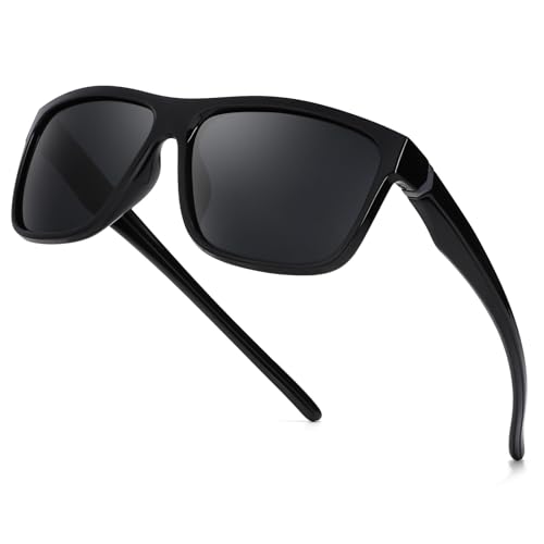 TJUTR Herren-Sonnenbrille Polarisiert: UV400 Schutz und blendfrei, Perfekt für Autofahrer, Ultraleicht und stylisch mit Rechteckig TR90 rahmen von TJUTR