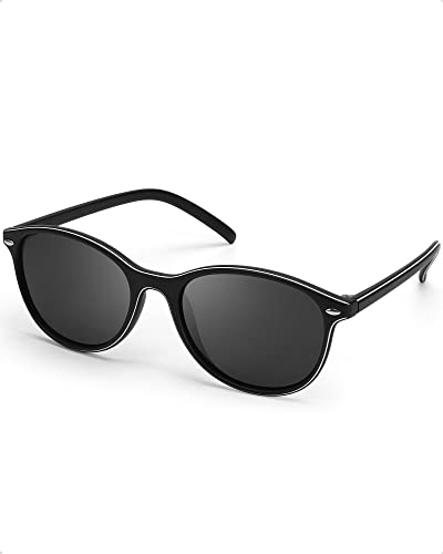 TJUTR Retro-Cateye Sonnenbrille für schmale Gesichter - Damen Blendschutzbrille mit Stil, leicht, klein, polarisiert, UV400 Schutz von TJUTR