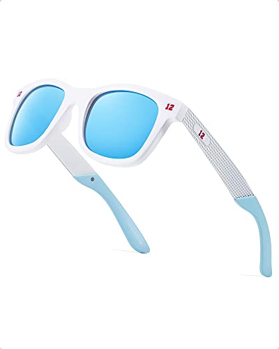 TJUTR Polarisierte Eckige Sonnenbrille Herren mit UV400-Schutz und einzigartigem ikonischem Zahlen-Design. von TJUTR