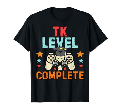 TK Level Complete Gaming TK Graduate Transitional Kinder T-Shirt von TK Graduation Cap Transitional Kindergarten Kid