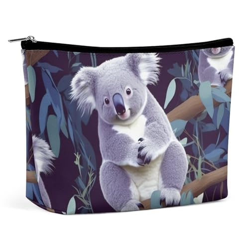 TKJMCSW Schöne Koala-Make-up-Tasche für Damen, große Kapazität, Kulturbeutel, tragbar, Make-Up-Organizer, Kosmetiktasche, Reisetasche für Kosmetik-Aufbewahrungstasche für Reisen, Arbeit, Stil, TKJMCSW Schöne Koala-Make-up-Tasche für Damen, große Kapazität, Kulturbeutel, tragbar, Make-Up-Organizer, Kosmetiktasche, Reisetasche für Kosmetik-Aufbewahrungstasche für Reisen, Arbeit, Stil, von TKJMCSW
