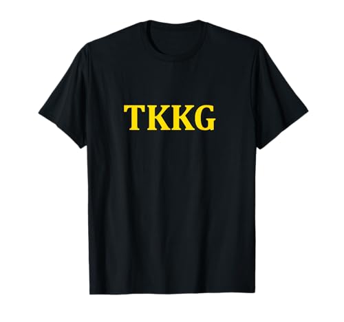 TKKG T-Shirt für Herren, Schwarz, S, Klassisch, Kurzarm, Crew Neck von TKKG