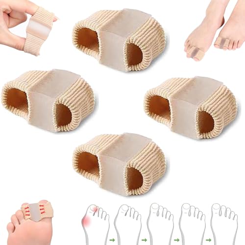 Chiclify Toe Spacers, Elastic Toe Separators, Premium Elastic Toe Separators, Comfortable Pain Relief & Alignment, for Women & Men Comfortable Toe Spacer (4pcs, 1.5cm) von TKNIBEEN