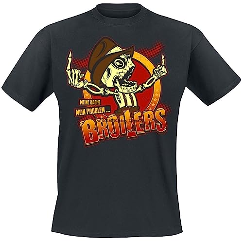 Broilers Two Fingers - Meine Sache Mein Problem T-T-Shirts Hemden(XX-Large) von TKYSJXLZ