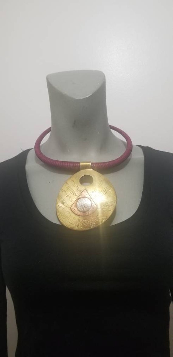 Medaillon Und Lederkette Medaillon Und Lederkette von TKsAccessories