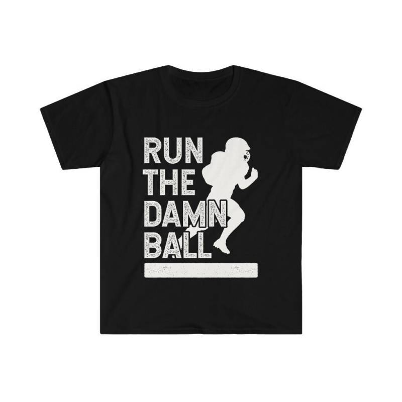 Lustiger Fußball Run The Damn Ball von TKsTeesUS