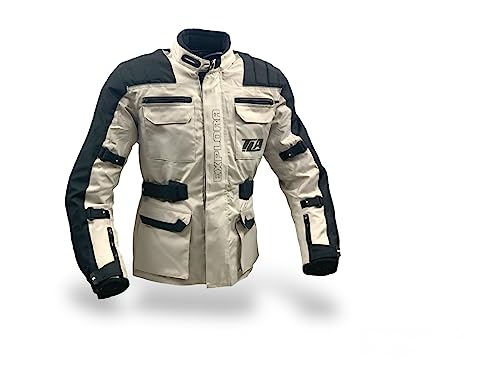 TLA EXPLORA LADY Motorradjacke für Damen mit CE-Protektoren | 2-Lagen-Motorradjacke | Gepolsterte Motorradjacke | Motorradjacke für Damen | Enduro Jacke | Quad-Jacke von TLA TROOPS LEGEND RACING APPAREL