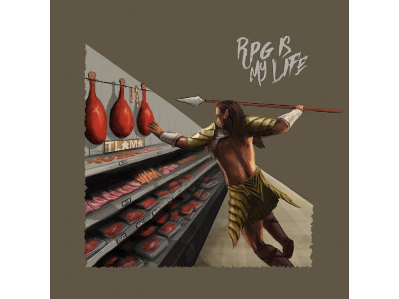 Brettspiel T-Shirt - "Rollenspiel Ist Mein Leben" von TLAMAgames