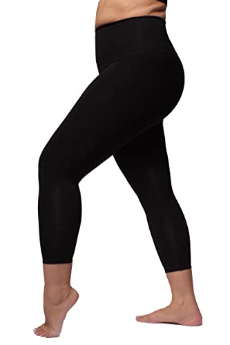 TLC Sport Extra starke Kompressions-Leggings mit Bauchkontrolle, Schwarz , 40-42 von TLC Sport